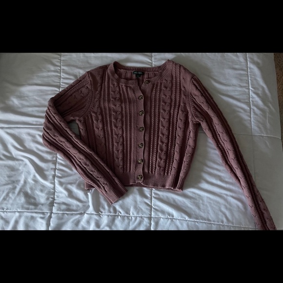 Pink Cardigan - Picture 2 of 2